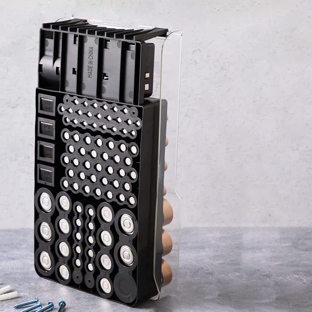 Battery Organizer And Tester