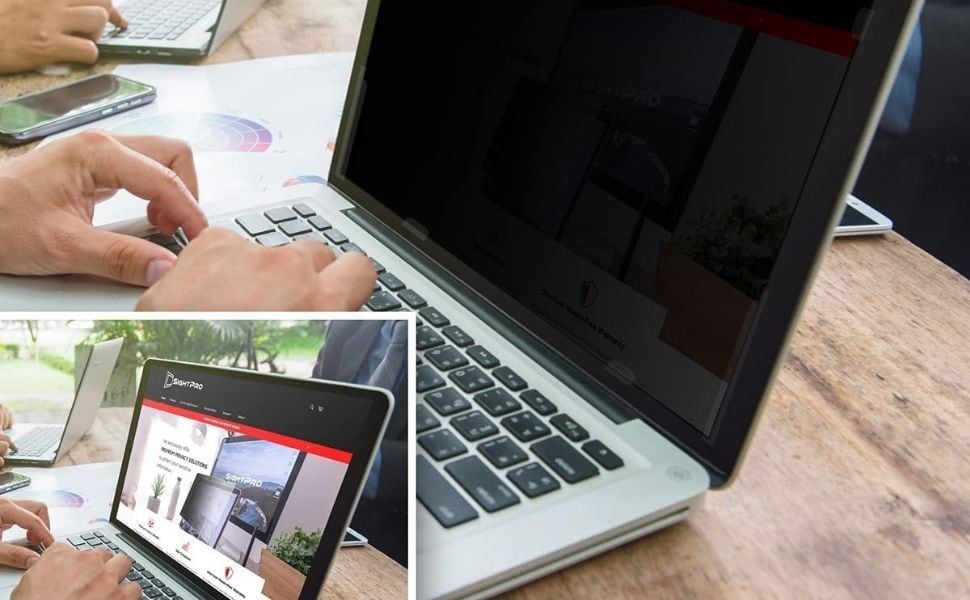 Keep Your Screen Private on the Plane with This Filter