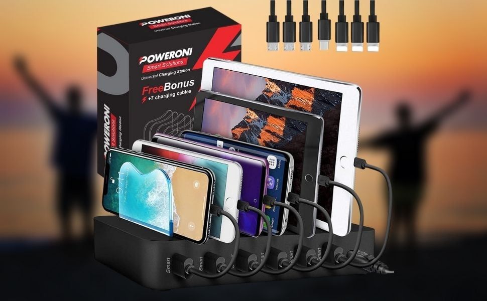 Charge All Your Devices in the Hotel with This Station