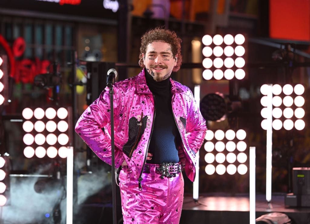 Post Malone Gets Newborn Daughter's Initials Tattooed on His Forehead