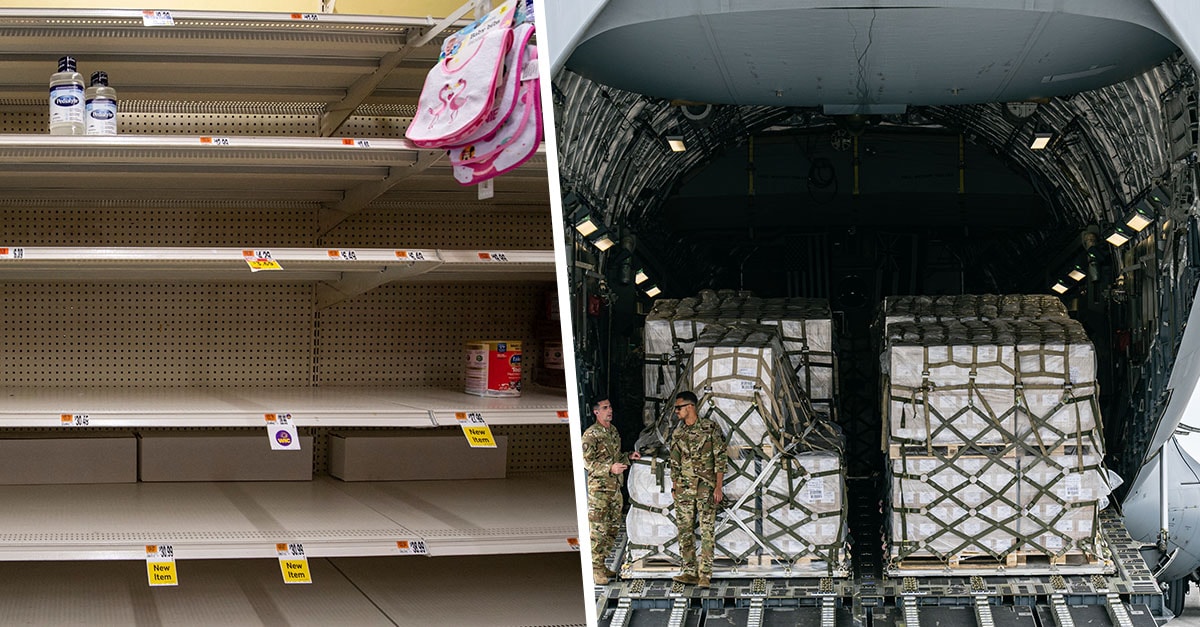 78,000 Pounds of Infant Formula Arrives in US