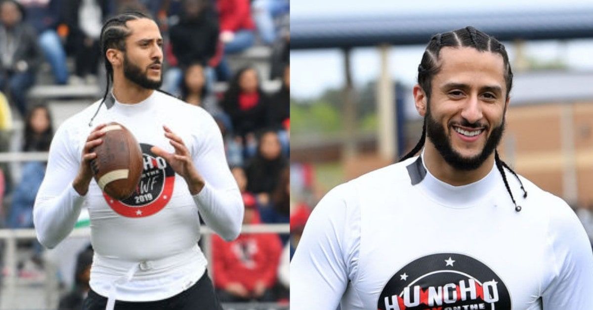 Ex-NFL QB Colin Kaepernick working out for Las Vegas Raiders 