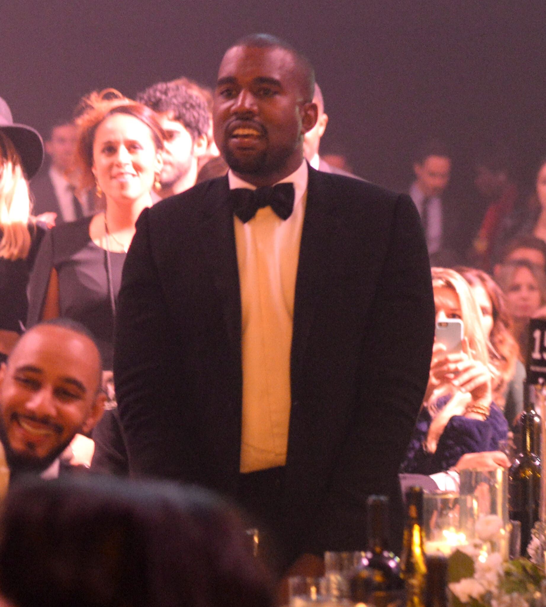 Kanye West And Wife Bianca Carried Out Bizarre Act At Grammys After