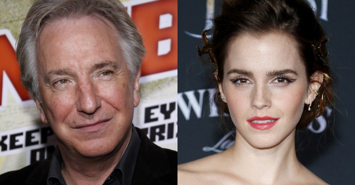 Alan Rickman Once Vented About Emma Watson's 'Diction' in Harry Potter Films