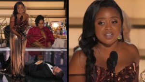 Jimmy Kimmel Facing Backlash for Lying Flat on the Ground During Quinta Brunson’s Emmy Speech