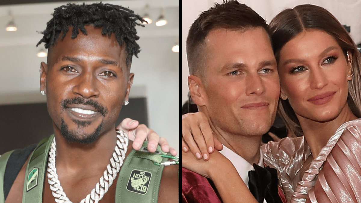Antonio Brown continues trolling of Tom Brady with vile photoshopped Gisele  Bundchen post - Mirror Online