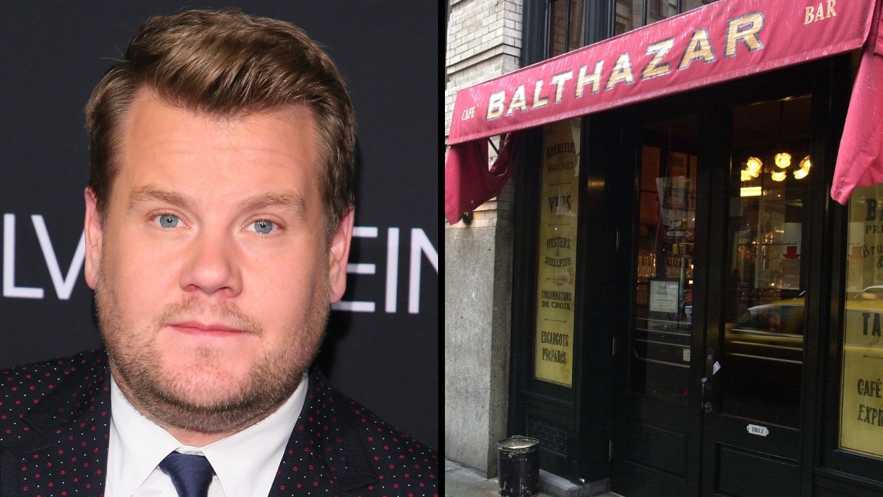 James Corden Banned From Famous Nyc Restaurant 