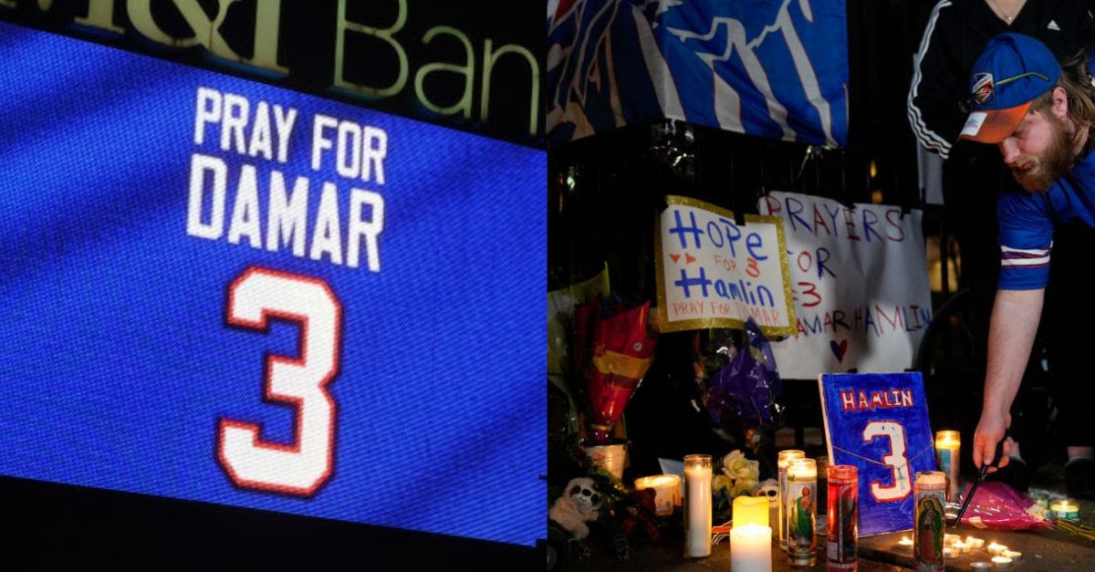 Damar Hamlin's condition shows improvement, Buffalo Bills say - BBC News