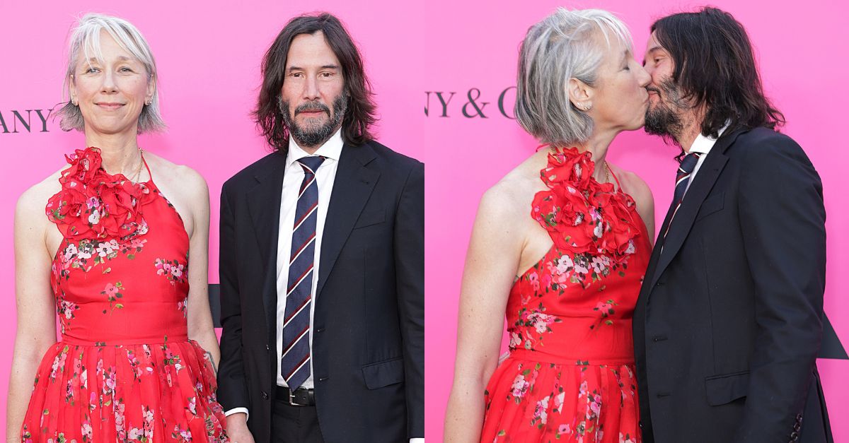 Keanu Reeves Looks Happier Than Ever As He Shares A Kiss With ...