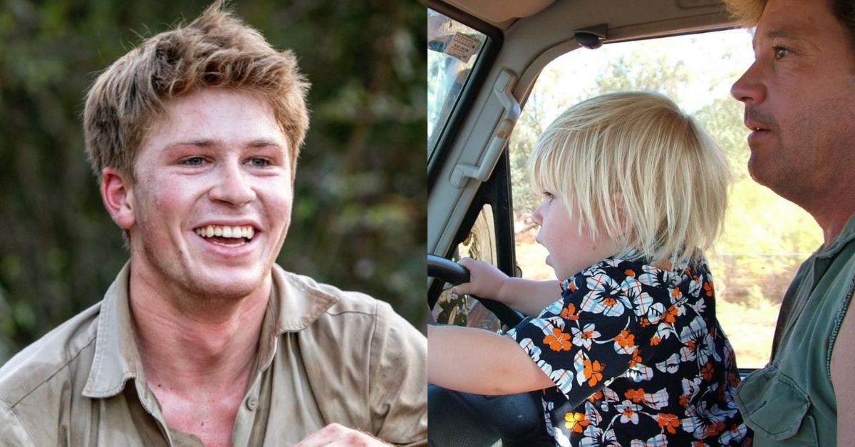 Robert Irwin Recreates Beloved Childhood Photo He Took With Late Father ...