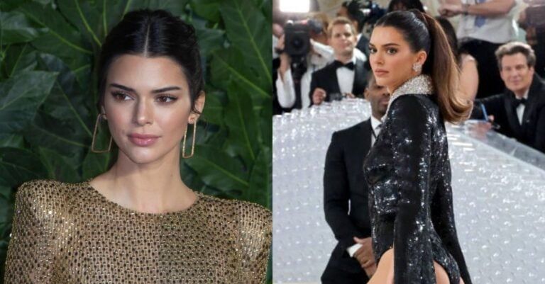 Kendall Jenner Bares Butt as She Walks Met Gala Red Carpet Without Bad ...