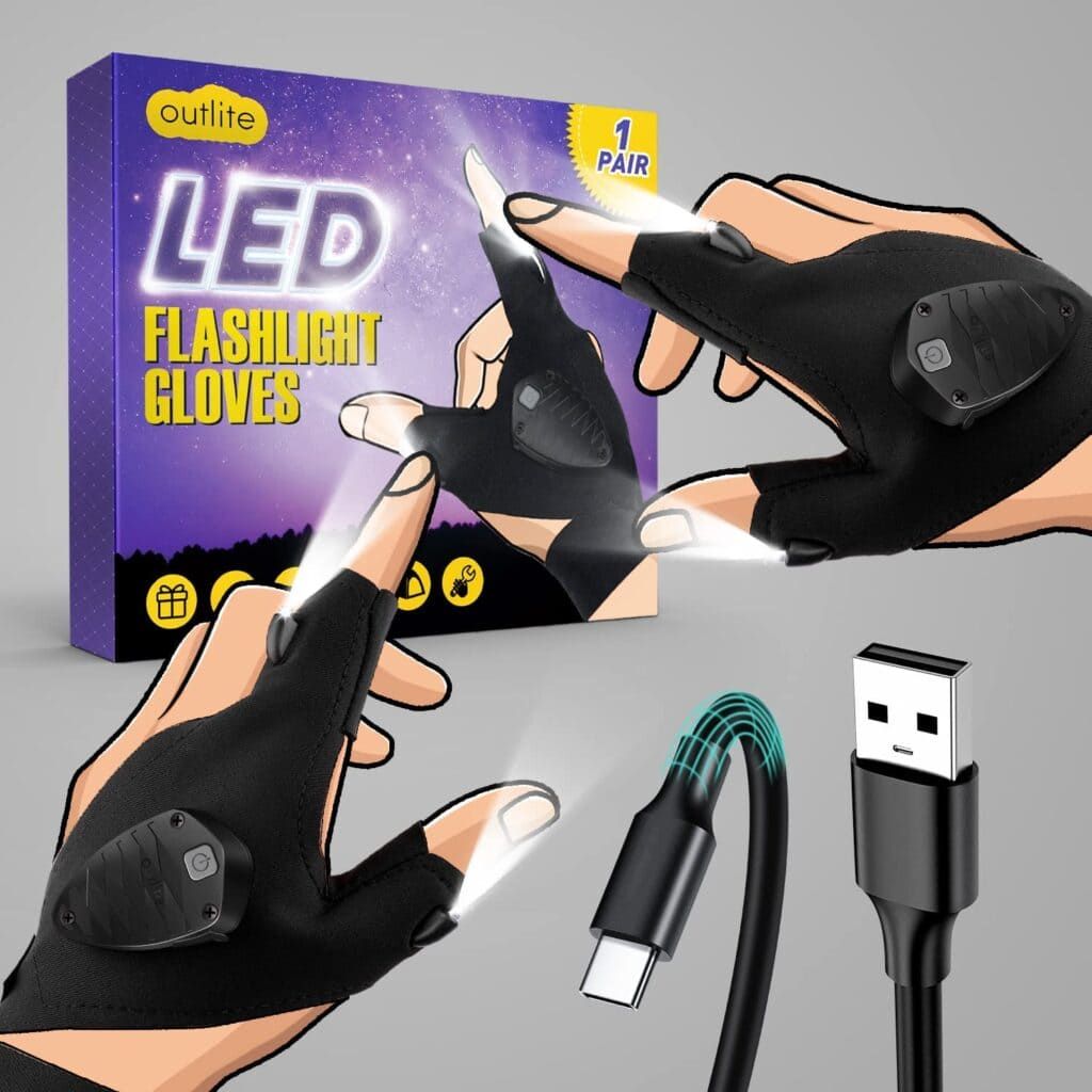 flashlight gloves