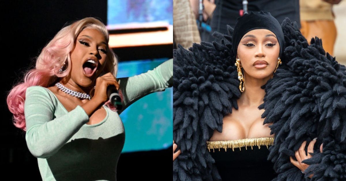 Cardi B Hurls Microphone At Fan After They Threw A Drink At Her Cardi B Hurls Microphone At Fan After They Threw A Drink At Her