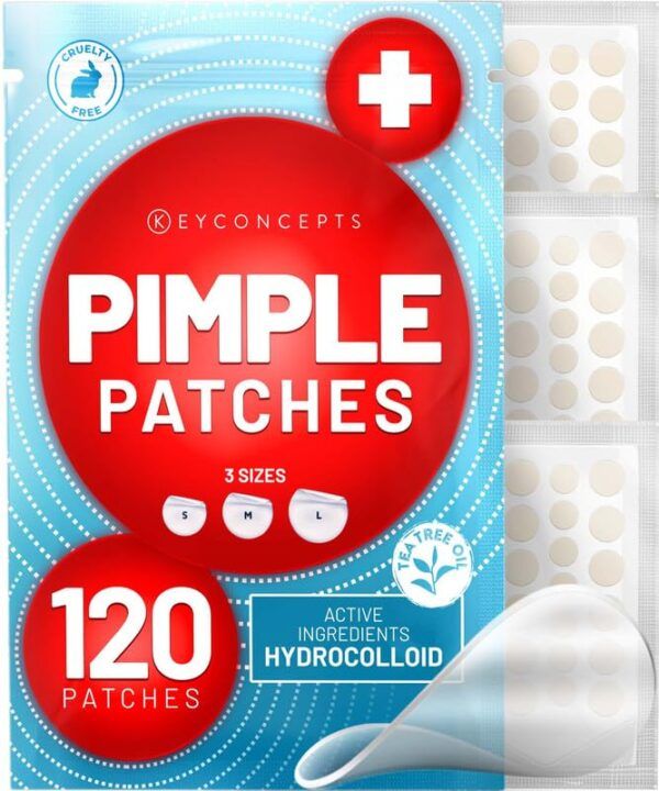 KEYCONCEPTS Hydrocolloid Pimple Patches with Tea Tree Oil