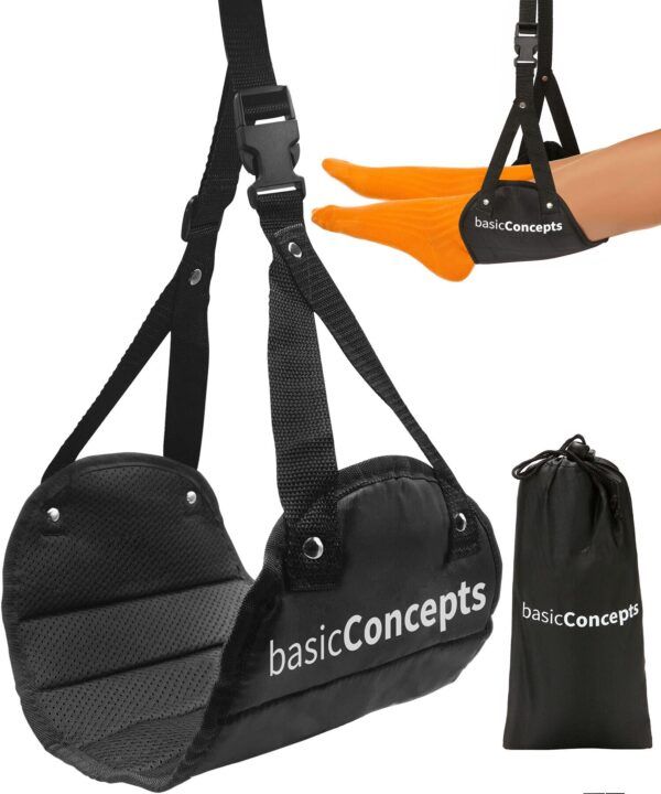 Travel Comfortably Airplane Foot Rest Hammock
