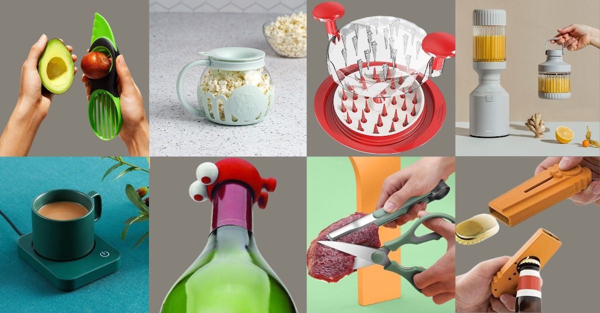 Genius  Finds: Visual Measuring Cups, Dishwasher Wine Glass Holder,  Clean/Dirty Magnet