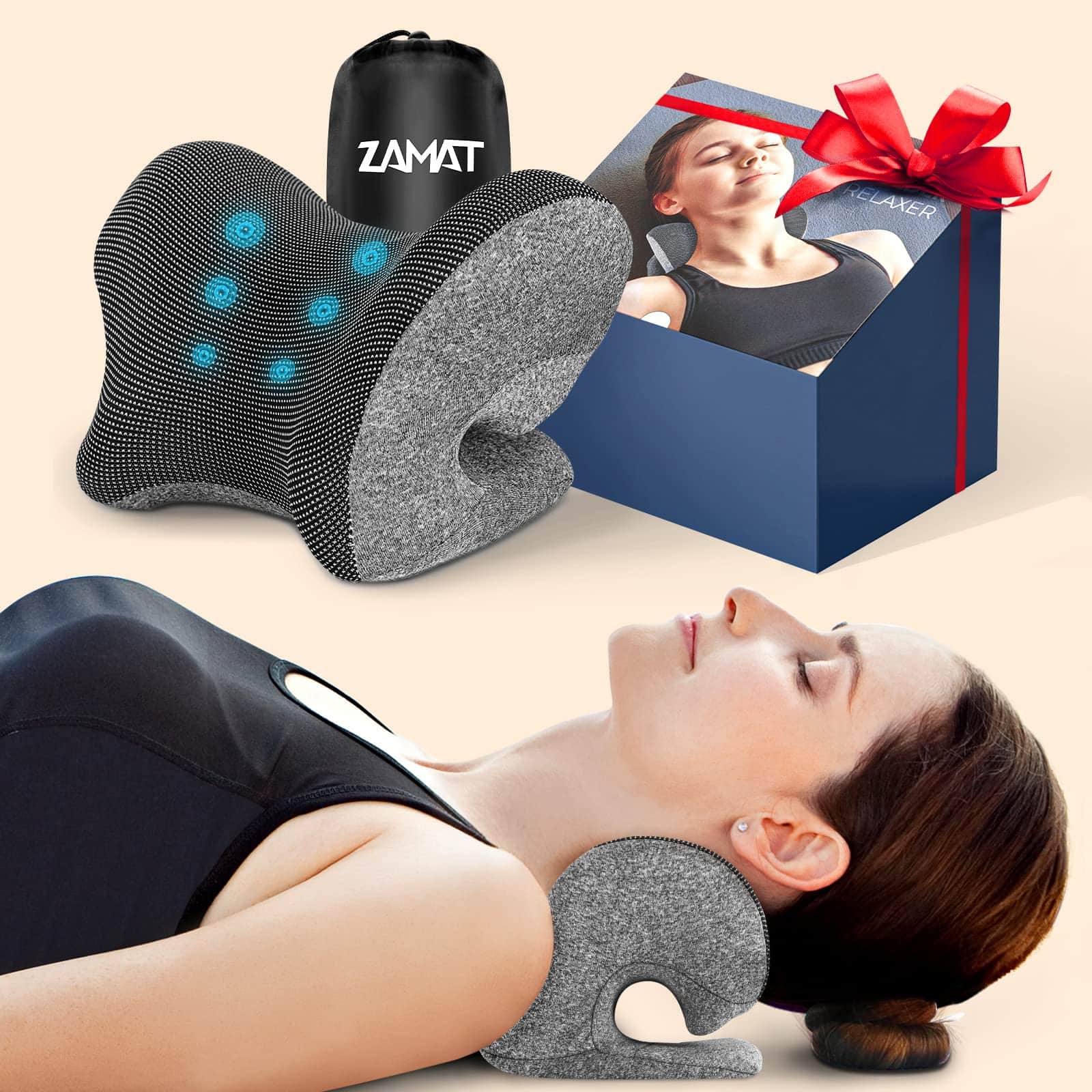 Cervical Traction Device Neck Pain Relief Fits All Necks Pillow for Neck  and Shoulder Pain Comfortable Neck and Shoulder Relaxer