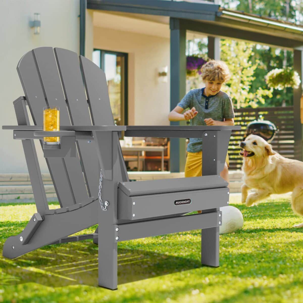 Unwind in Style with the MUCHENGHY Outdoor Adirondack Chair - Get 30% Off this Fall!