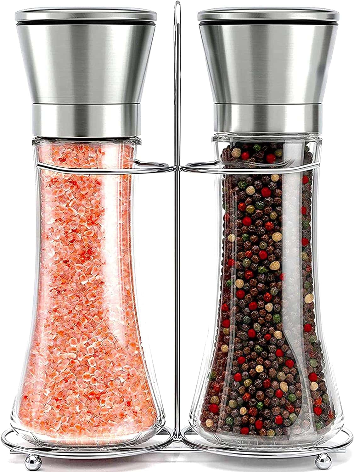 Dream Lifestyle Manual Pepper Mill Multifunctional Acrylic Comfortable  Touch Salt Shaker for Kitchen