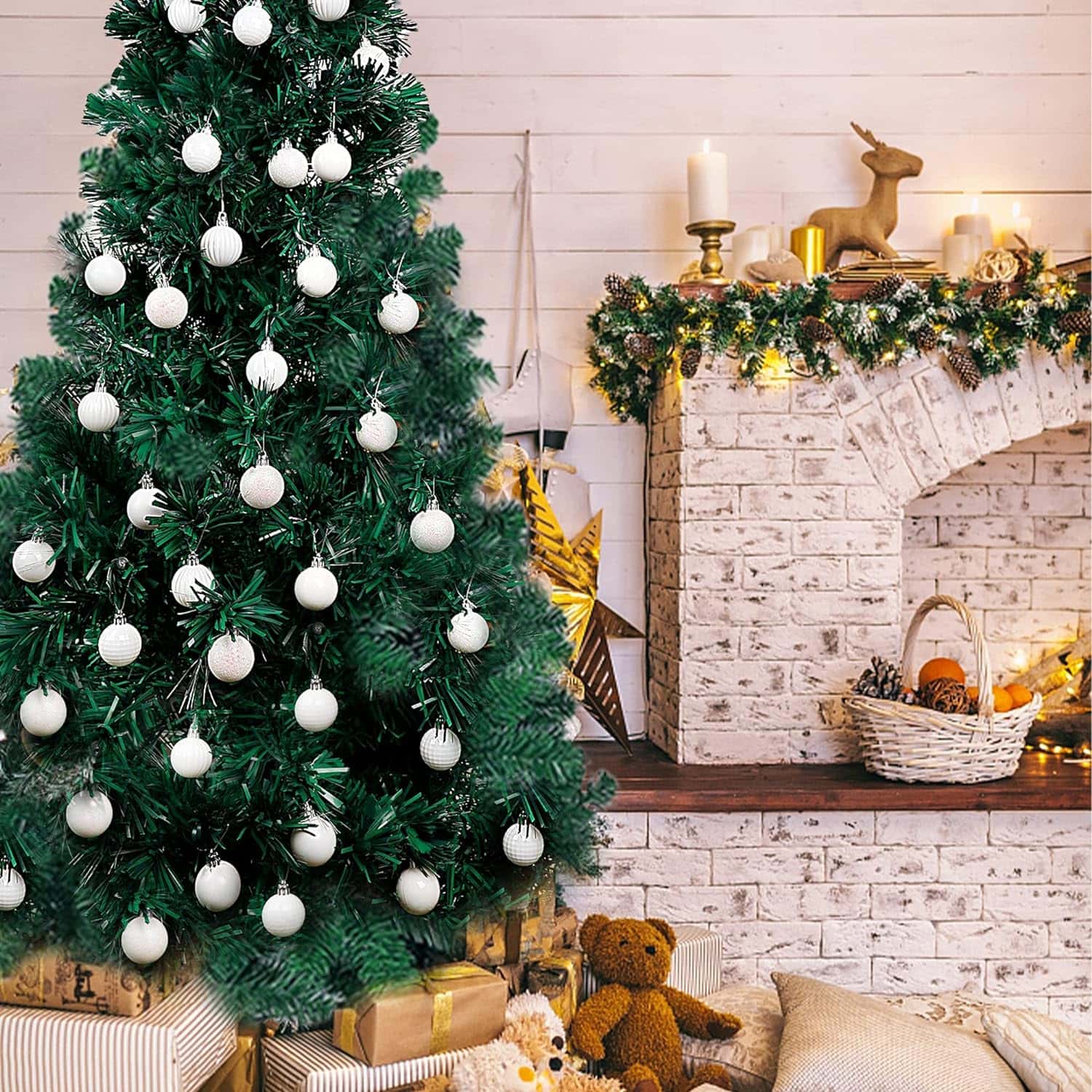 up to 60% off Gifts Karymi Christmas Tree Decorations Christmas Tree  Decoration Set, 70 Christmas Baubles Tree Decoration Wfor Christmas Wedding  Party. 