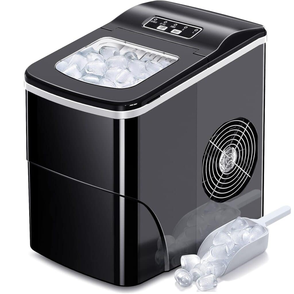 Mueller Nugget Ice Maker Machine, Quietest Heavy-Duty Countertop Ice  Machine, 30 lbs of Ice per Day, Compact Portable Ice Cube Maker, 3 QT Water  Reservoir, Self-Cleaning with Basket - .com