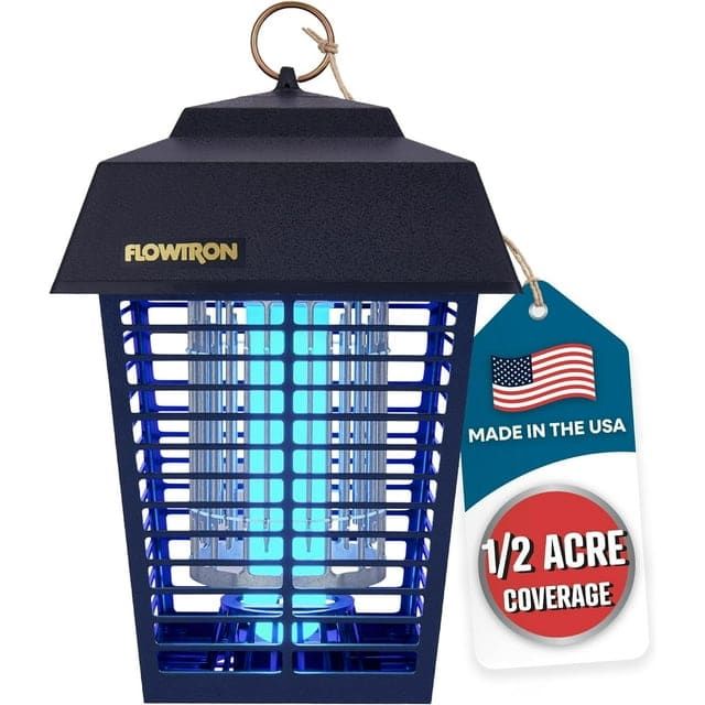 Flowtron Outdoor 1/2 Acre Insect Killer Lantern, Black