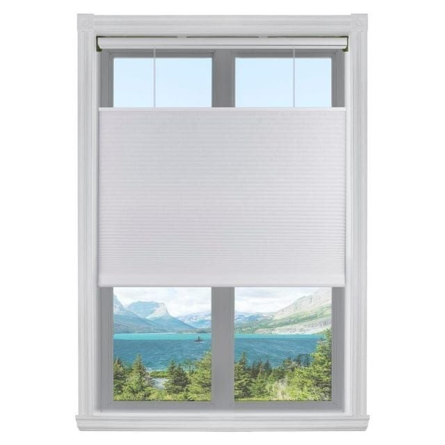 Arlo Blinds White Top-down/ Bottom-up 3/8" Single Cordless Cellular Light Filtering Shade, 32.5"W x 60"H