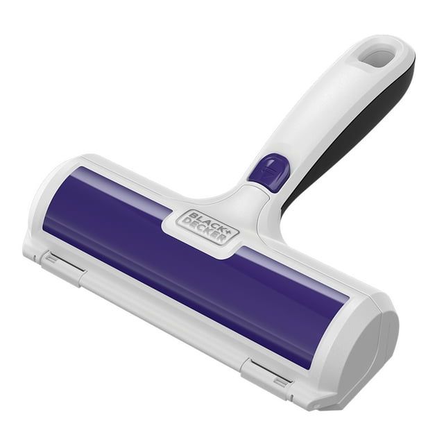 BLACK+DECKER Reusable Pet Hair Remover & Fur Lint Roller for Fabric Couches or Car Seats