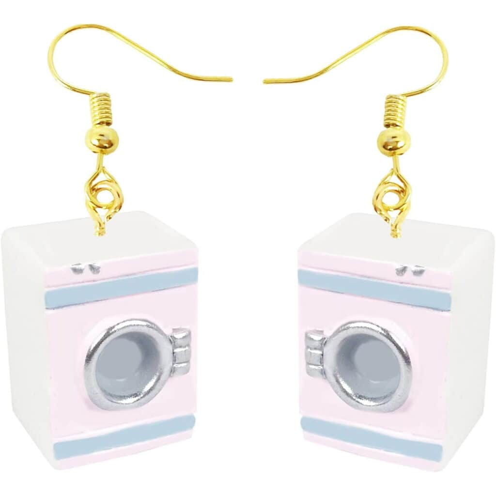 Funny Weird Earrings For Women Unique Creative Cute Acrylic Toilet Bathtub Drinking Fountain Washing Machine Geometric Furniture Dangle Drop Earrings Jewelry[E329]