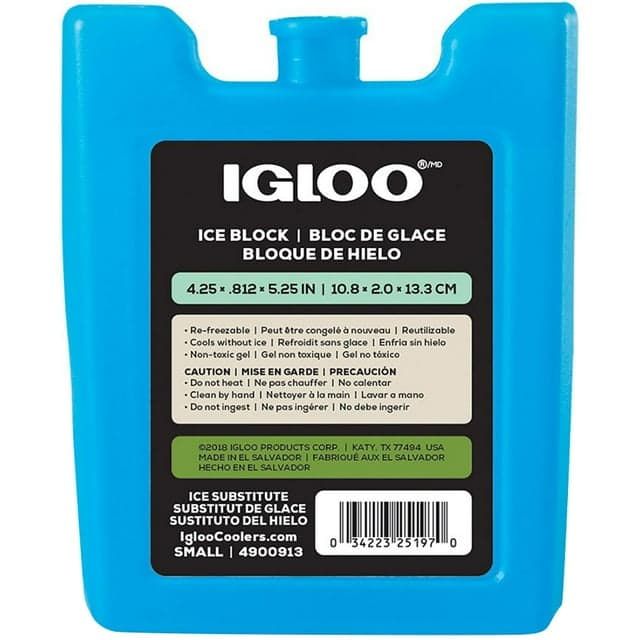 Igloo MaxCold Small Ice Freeze Block, Blue