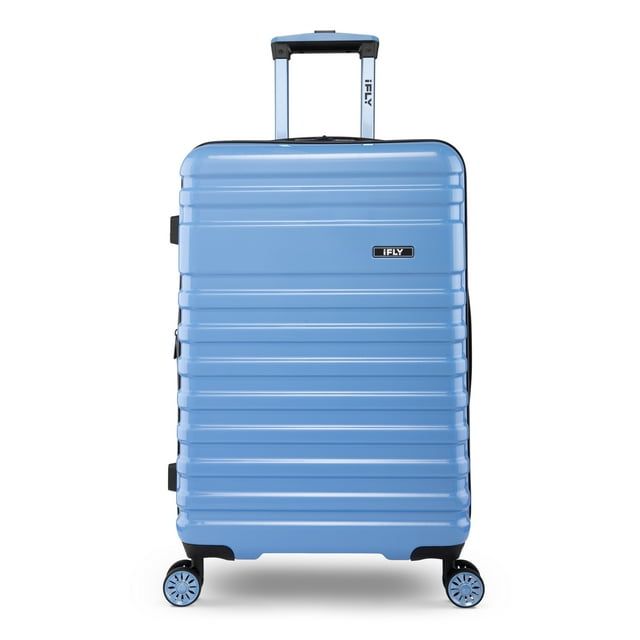 IFLY Hardside Spectre Versus Luggage 24" Checked Luggage, Blue/Navy