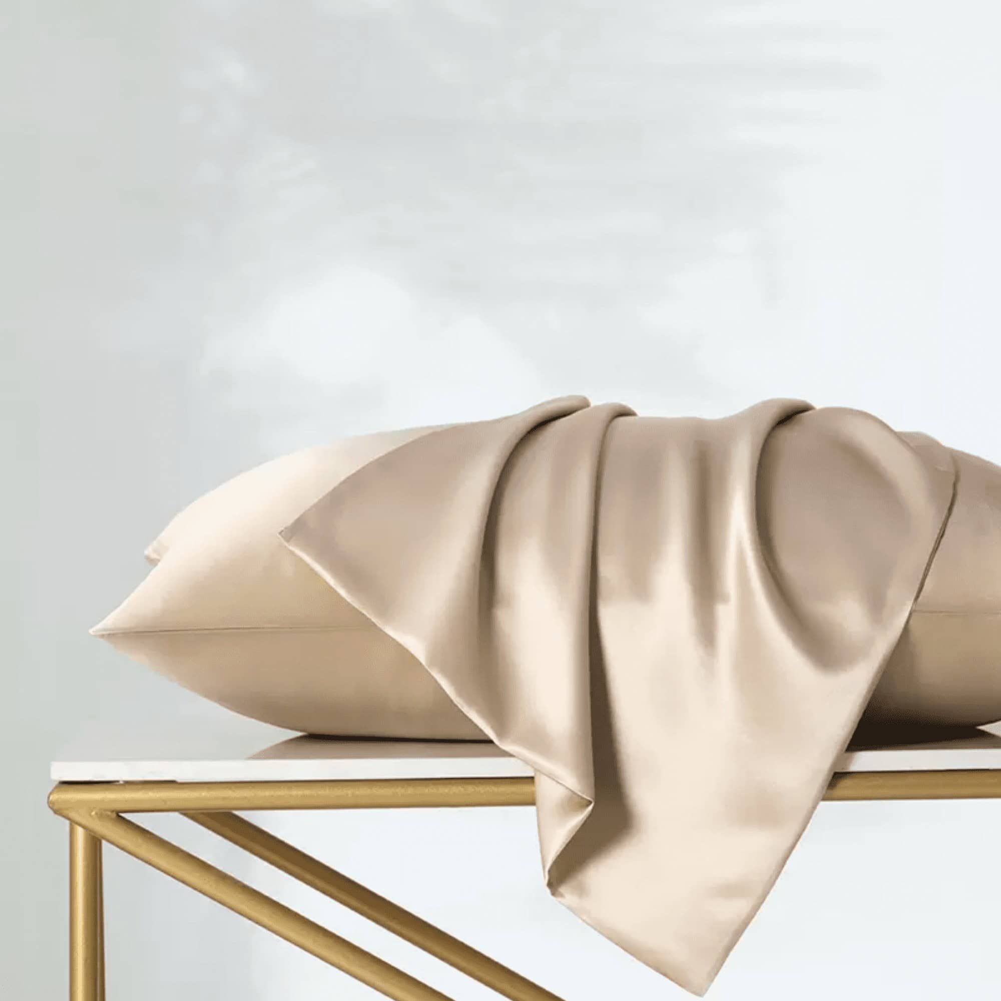 Premium Natural Mulberry Silk Pillowcase for Hair and Skin Made in USA, 22 Momme 6A Silk Pillow Cases Standard Size with Zipper, Ideal for Women's Beauty Sleep, 1 Pc 20"x26"