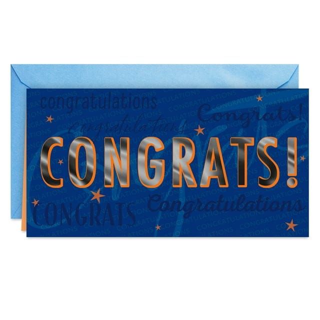 Hallmark Money Holder Graduation Card (Wishing You Much Success)