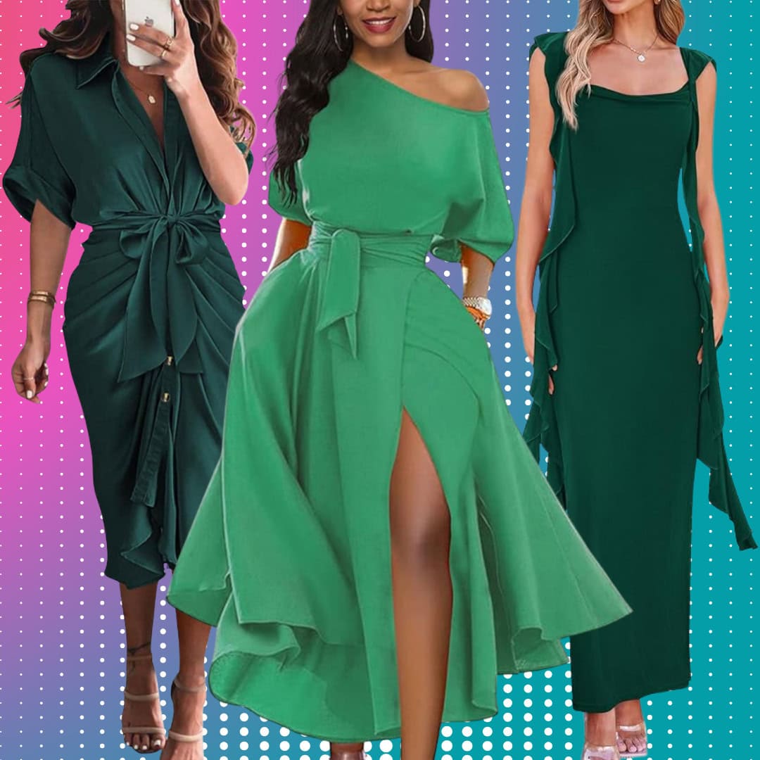 🐍 Emerald Green Dresses That Command a Room