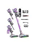 XenonLab Cordless Vacuum Cleaner, 75Mins/55KPa/650W Freestanding Stick Vacuum Cleaners for Home, Rechargeable, Lightweight, Cone Filtration&Anti-Tangle, for Hard Floor, Carpet, Hardwoods, Pet Hair