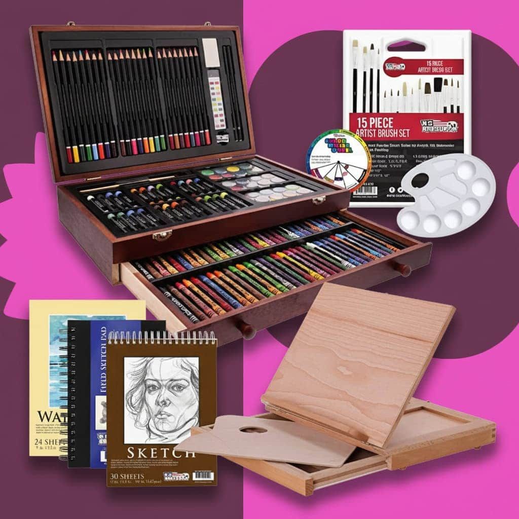Unleash Your Inner Artist with 163-Piece Mega Kit!