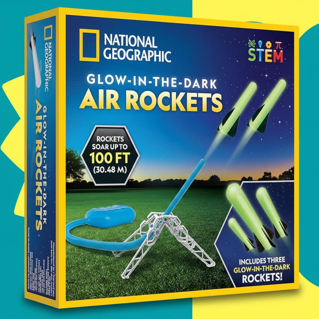 Soar High with Glow-in-the-Dark Rockets!