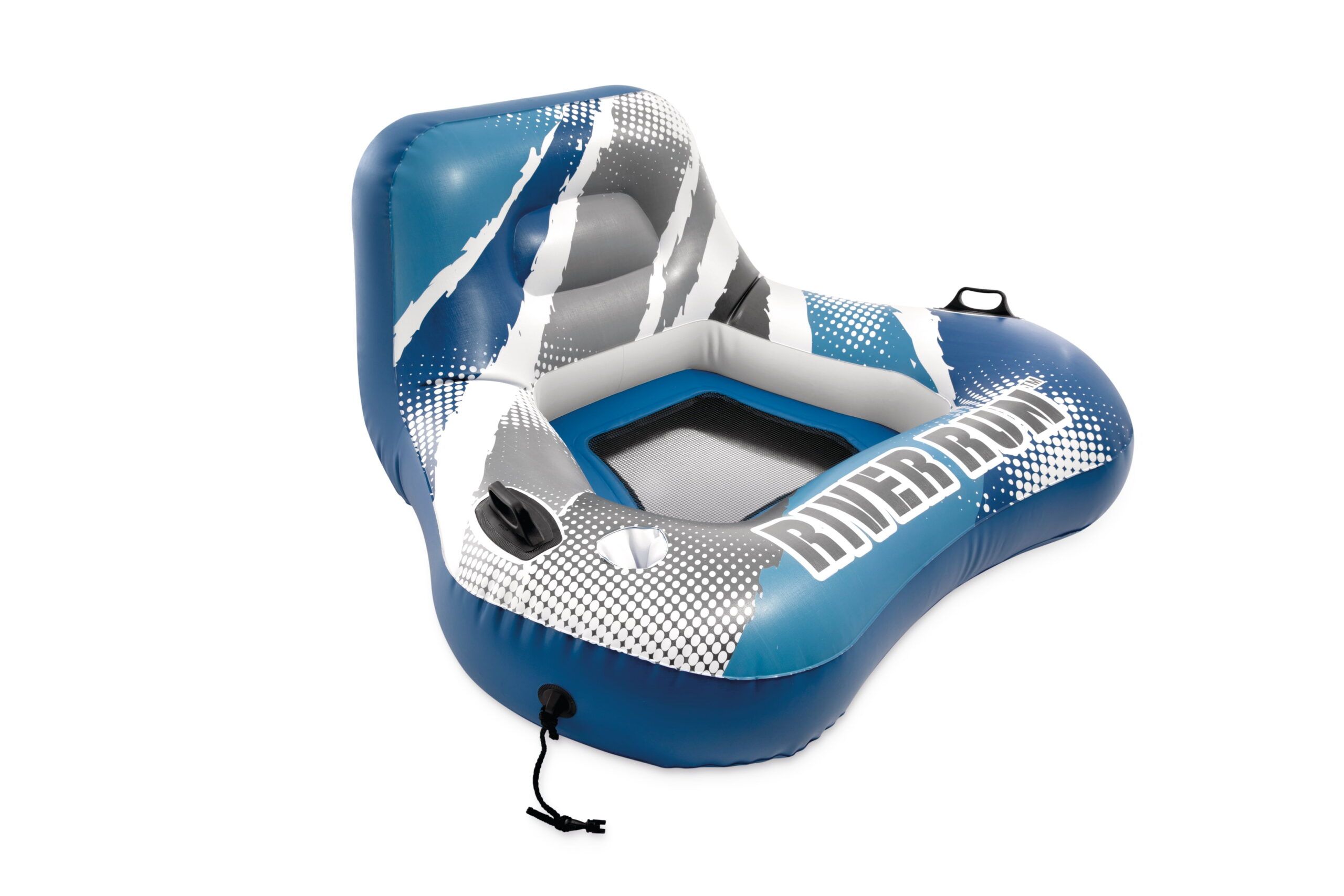 Intex River Run I Wedge - Inflatable Floating Water Lounge with Quick Connects - River Lake Pool